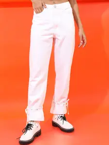 Tokyo Talkies Women White Clean look Regular Fit Jeans