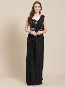 Grancy Woman Sequinned Ready to Wear Saree