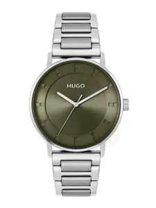 HUGO Men Green Ensure Bracelet Style Analogue Watch 1530270