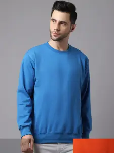 VIMAL JONNEY Men Pack Of 2 Red & Blue Sweatshirt