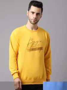 VIMAL JONNEY Men Pack Of 2 Printed Sweatshirt