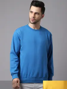 VIMAL JONNEY Men Blue Pack Of 2 Sweatshirt