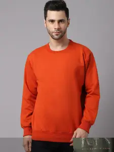 VIMAL JONNEY Men Pack Of 2 Rust Red & Olive Green Sweatshirt