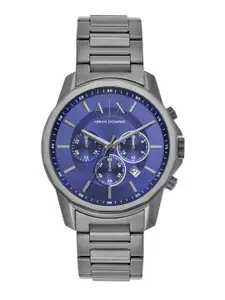 Armani Exchange Men Blue Analogue Chronograph Watch AX1731