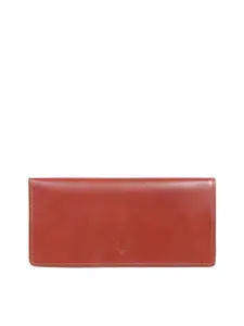 Hidesign Women Tan Leather Two Fold Wallet