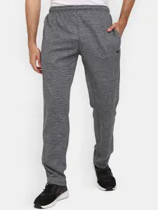 V-Mart Men Black  Self-design Cotton Track Pants