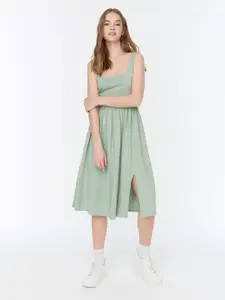Trendyol Women Green Solid Dress