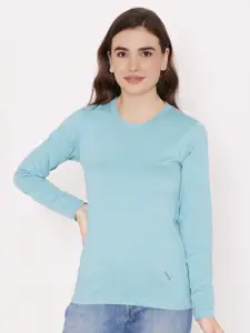 Vami Women Blue T-shirt