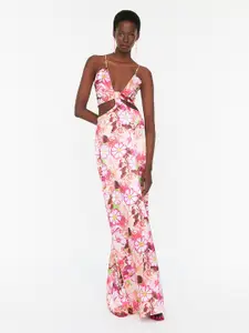 Trendyol Multicoloured Floral Printed Maxi Dress