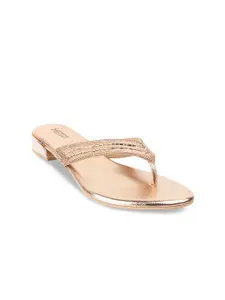Metro Women Pink Embellished Sandals
