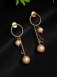 Madame Rose Gold Contemporary Ear Cuff Earrings