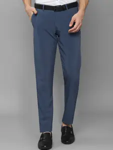 Allen Solly Men Navy Blue Slim Fit Trousers