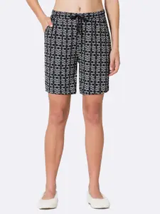 Van Heusen Women Printed Functional Pocket Lounge Shorts