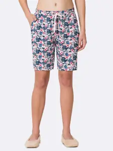 Van Heusen Women Printed Mid-Rise Lounge Shorts