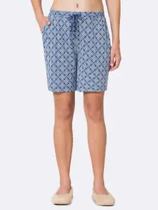 Van Heusen Women Printed Functional Pocket Lounge Shorts