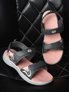 Liberty Women Peach & Grey Sports Sandals