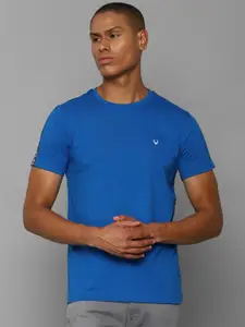 Allen Solly Men Blue Slim Fit T-shirt