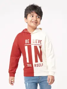 Ed-a-Mamma Boys Multicoloured Printed Hooded Sweatshirt