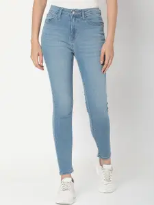 SPYKAR Women Blue Super Skinny Fit High-Rise Light Fade Jeans