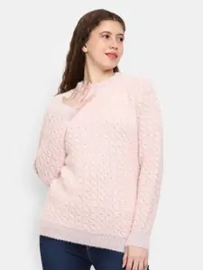 V-Mart Women Pink Sweatshirt