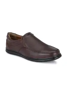 Eego Italy Men Brown Solid Formal Shoes