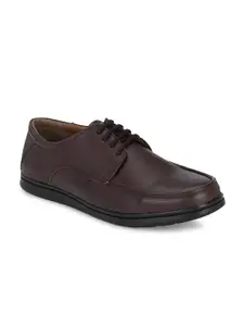 Eego Italy Men Brown Solid Formal Derbys