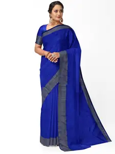 Silk Bazar Blue & Grey Silk Cotton Sungudi Saree