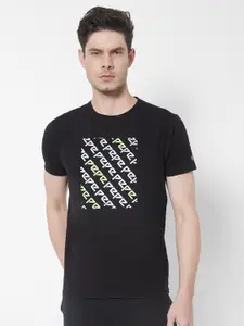 Pepe Jeans Men Black Printed T-shirt