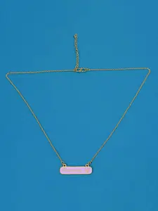 Tistabene Gold-Plated Pendant With Chain