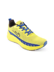 Campus Men Green Mesh Running Shoes