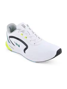 Campus Men White Mesh Running Shoes