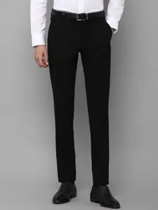 Louis Philippe Men Black Slim Fit Trousers