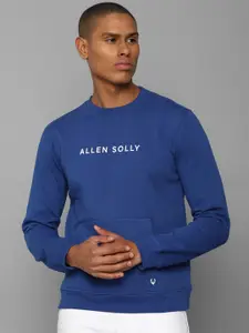 Allen Solly Men Blue Printed Sweatshirt