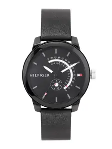Tommy Hilfiger Men Leather Analogue Watch NCTH1791479W