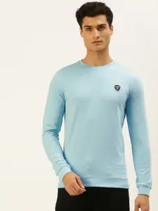 PETER ENGLAND UNIVERSITY Men Blue Sweatshirt