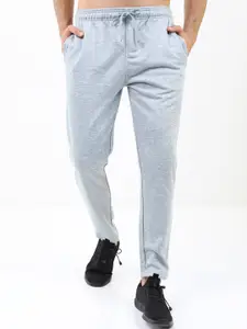 KETCH Men Grey Solid Casual Track Pants
