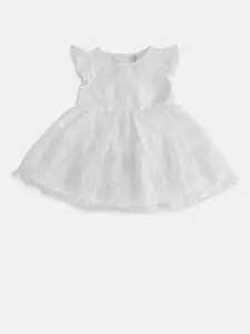 Pantaloons Baby Girl Off White Dress