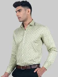 Tistabene Men Green Premium Floral Printed Casual Shirt