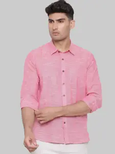 Tistabene Men Pink Premium Cotton Casual Shirt