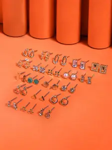 Accessorize Set of 20 Classic Stud Earrings