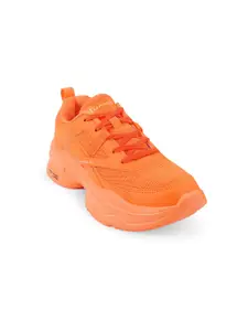 Campus Women Orange Mesh Running Shoes