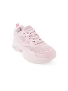 Campus Women Pink Mesh Running Sports Shoes