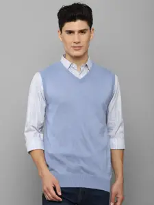 Allen Solly Men Blue Sweater Vest