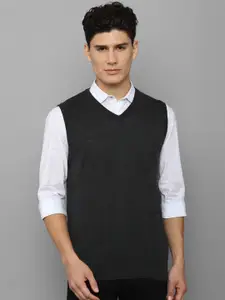 Allen Solly Men Grey Sweater Vest