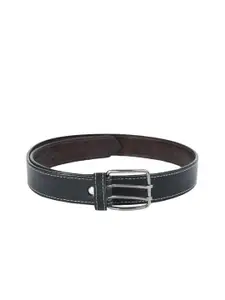 WINSOME DEAL WINSOME DEAL Men Black Solid Synthetic Belt
