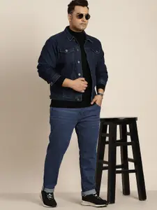 Sztori Men Plus Size Slim Tapered Fit Stretchable Jeans