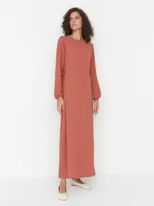 Trendyol Women Rust Maxi Dress