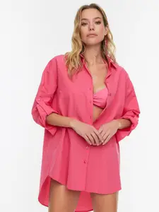 Trendyol Women Pink Casual Shirt