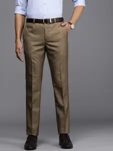 Raymond Men Slim Fit Flat Front Formal Trousers