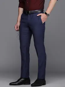 Raymond Men Slim Fit Mid-Rise Formal Trousers